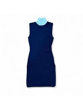 Staud color block mock neck tunic Sz. S